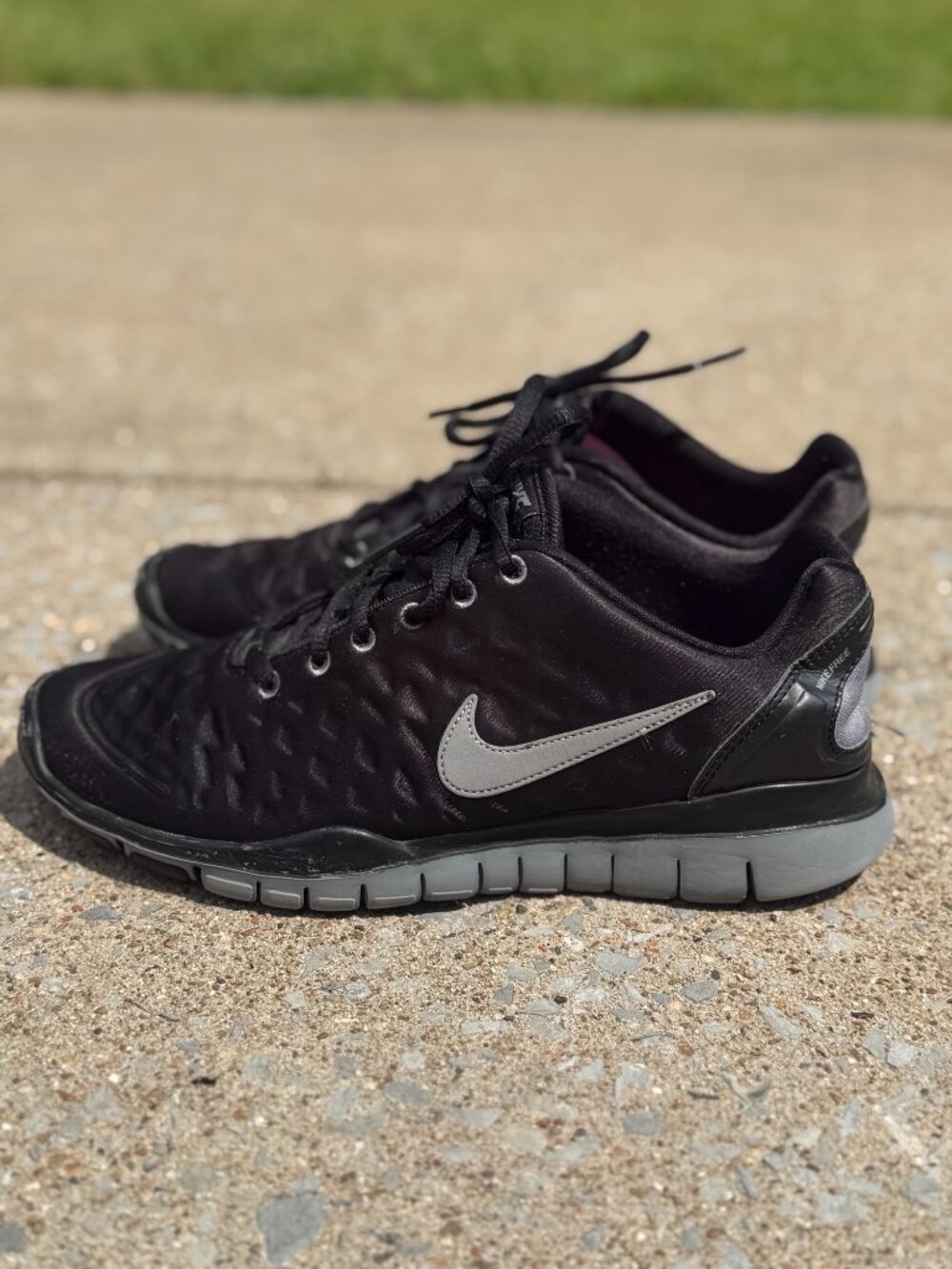 Nike Free TR Fit 2 Black Training Shoes Y2K Athleisure Womens 8.5 4012